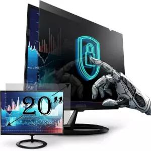 20인치 데스크톱 컴퓨터 모니터용 프라이버시 스크린 필터 화면 보호기 크기는 가로 17.4인치 x 세로