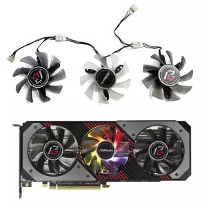ASRock RX 5700 5700XT 8GB 팬텀 그래픽 카드용 쿨러 팬 75MM 4PIN PVA080E12R