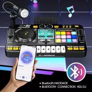 초보자용 교육용 전자 악기 키보드 시뮬레이션 다기능 마이크 DJ 믹서 장난감