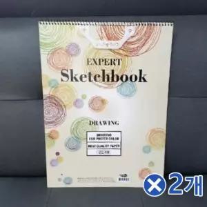 화방용품 3000 5절 스케치북-랜덤발송x2개 그림용품