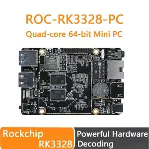 RK3328 소형 PC 쿼드 코어 64비트 고성능 프로세서 1.5GHz Mali-450 GPU 하드웨어 디코딩 Android Ubuntu L