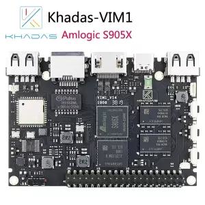 Khadas VIM1 기본 싱글 보드 컴퓨팅 S905X 쿼드 코어 개발 보드 ARM 64비트 Cortex-A53 WiFi AP6212 BT4.2