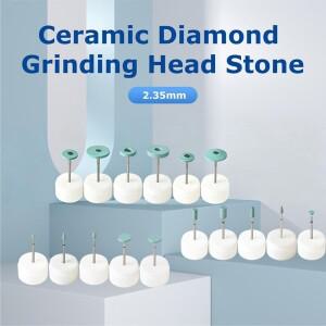 2.35mm 섕크 세라믹 다이아몬드 연마석 그라인더 공예용 금속 옥 유리 정밀 연삭 헤드용 거친 입자