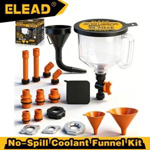 ED 20PCS 누수 방지 냉각수 주입구 키트, 어댑터, 연장관 및  호스가 포함된 라디에이터 블리더 도구 (자동