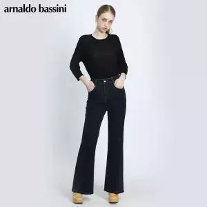 [아날도바시니(ARNALDO BASSINI)] 피치소프트 진청 논밴딩 부츠컷데님 (택가격 178000원)