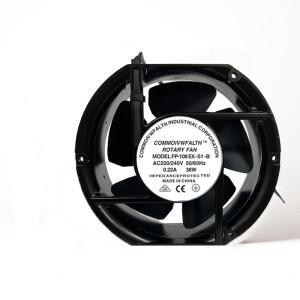 축팬 FP-108EX-S1-B 220V 38W 이중 베어링 냉각 타원형 172x150x51mm