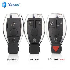 YIQIXIN 원격 자동차 키 커버, 메르세데스 벤츠 SL ML CL W211 A C E G S 키리스 고 케이스, 스마트 포브
