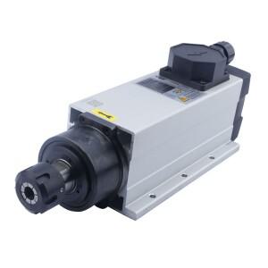 GDF46-18Z/3.5 HQD Square 3.5Kw 공냉식 스핀들 모터 ER25 18000rpm cnc 라우터 용 세라믹 베어링