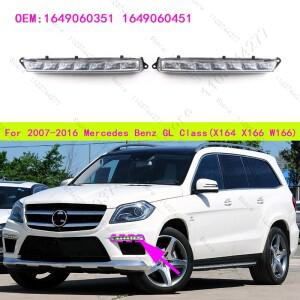 2007-2016 X164 메르세데스 벤츠 GL320350450550, GL63ML63 AMG 주간 주행등, 안개 1649060351