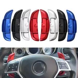A B E M 클래스 w204 w212 GLK CLA GLA 자동차 스티어링 휠 패들 시프트 확장 시프터 DSG 용