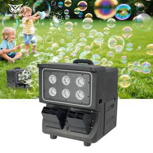 6헤드 방수 IP54 전기 150W 리모컨 버블 메이커 야외 무대 웨딩 쇼 이벤트 파티용