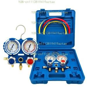 VMG-2-R22-B R410a/R134a/R32 에어컨 냉매 압력 듀얼 게이지 세트