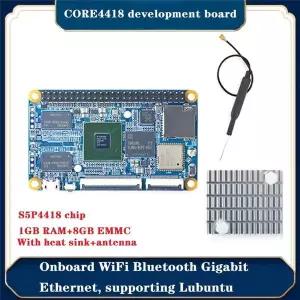 ABDH CORE4418 개발 보드안테나방열판 S5P4418 쿼드 코어 1GB8GB EMMC WiFi BT4.0 기가비트 네트워크 인터
