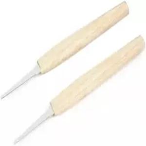 기타 브리지 핀 슬롯 수리 키트 2피스 고정밀 톱 세트 0.7mm 및 완벽한 맞춤 - 악기 관리에 필수적인 제작