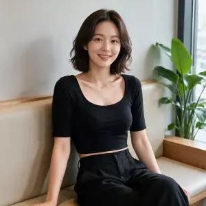 여성 숏탑 탱크탑 이너웨어 겨드랑이패드 겨땀보정속옷 땀흡수
