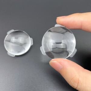 2PCS 3D 가상 현실 VR 렌즈 이중 볼록 PMMA 직경 34mm 초점 거리