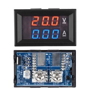 미니 디지털 전압계 DC 7-100V 20A 앰프 볼트 측정기 감지기 테스터 0.28 