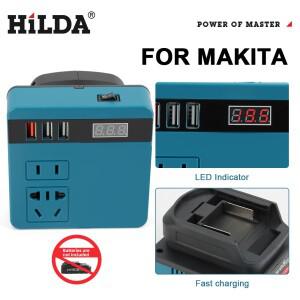 HILDA 다기능 인버터 파워 뱅크 리튬 배터리 지능형 변압기 야외 가정용 발전소