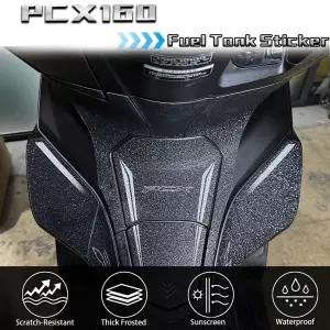 PCX160 pcx160 -2025 바이크 오토바이 서리로 덥은 스티커 연료 탱크 패드 데칼 캡 오일 커버 보호기 스크