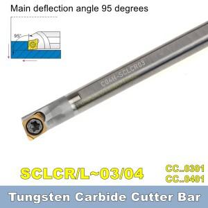 텅스텐강 충격방지 SCLCR 03 선반 보링 바 4-8mm 내부 터닝 툴