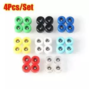 지판 전문 PU + 금속 미니 손가락 스케이트 보드 바퀴에 대 한 4Pcs 우레탄 CNC 베어링 휠