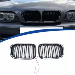 LED 라이트업 더블 슬랫 글로스 블랙 프론트 키드니 그릴 BMW 3시리즈 E46 세단 9
