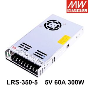 Mean Well LRS-350 스위칭 전원 공급 장치 5V 60A 300W AC-DC 산업용 LED 드라이버 변압기 어댑터