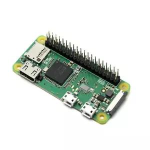라즈베리 파이 제로 WWH 40 핀 사전 납땜 GPIO 헤더 와이파이 및 블루투스 데모 광범위 1GHz CPU 배송