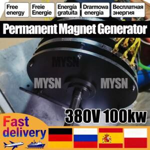 50HZ 에너지 발전기 380V 150KW 출력 교류 영구 자석 주파수 변환기 포함 DIY