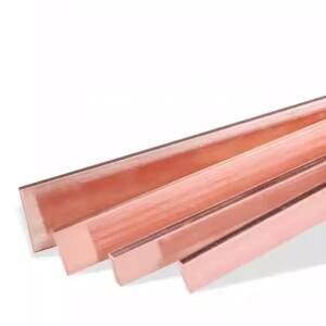 1개 길이 200/500mm T2 적동 평판 스트립 순수 구리판 CNC DIY 재료  두께 0.5/0.8/1/1.2에서