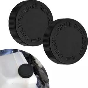 YUPIKJI 2개 세트 냉각수 저장 탱크 캡 라디에이터 21712-79900 엔진 인피니티 닛산(블랙)용 자동차
