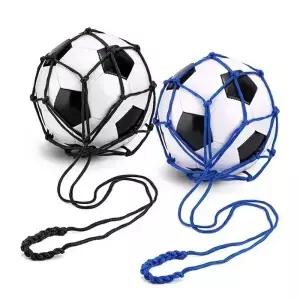 Youth Football Se Trainer Kick Net Pocket Professional Outdoor Sport Nylon Basketball Bag Solid Mesh