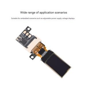 주파수 전압 모니터 초박형 0.5 인치 고정밀 측정기 DIY 배터리 자동차 용 DC 0-30V OLED 디스플레이 모듈