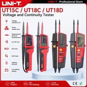 UNI-T UT15C 전압계 디지털 프로브 측정기 테스터 위상 시퀀스 연속성 멀티미터