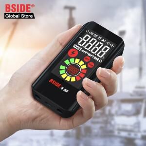 BSIDE A10 스마트 디지털 멀티미터 9999 트루 RMS 컬러 LCD 휴대용 DC 전압 커패시턴스 옴 다이오드 NCV Hz
