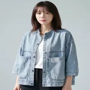 화세 77까지)7부차이나빅포켓데님자켓_HF3FJK002C-F