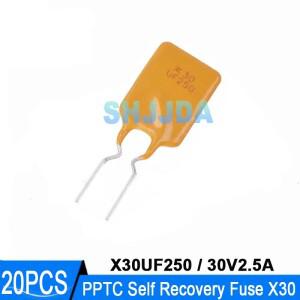 20PCS PPTC 자체 복구 퓨즈 30V 0.5A 2A