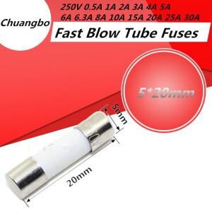 10/pcs 5*20mm 퓨즈 세라믹 블 250V 0.5A 1A  불어 튜브