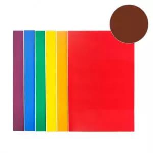 현진 단면칼라보드롱우드락 미니 MCB-24 밤색 290x440mm (5개입)