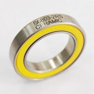 4pcs/10pcs 자전거 허브 베어링 ABEC-3 S6803-2RS 17x26x5mm 스테인레스 스틸 하이브리드 세라믹 볼