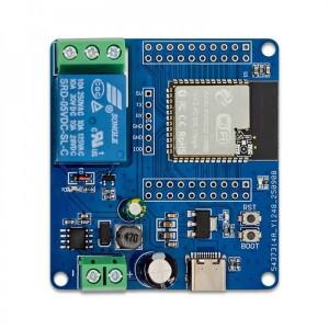 WiFi BT 단일 릴레이 모듈 ESP32S3 전원 USBUART 버닝 2x20핀 예비 아두이노 개발 보드(보조