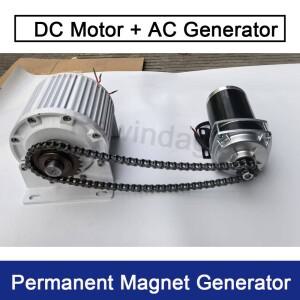 20KW 영구 자석 발전기 48V 96V 가정용 DC 모터가 저속 전력