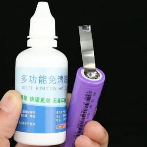 50ml 스테인리스 스틸 플럭스 배터리 전극 납땜  수리 클린 강력