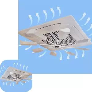 포에코 시스템에어컨 바람분배기 무동력팬 제노믹스 NRW-4000 리뉴얼 JW-100