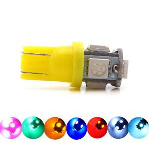 100개 24V T10 LED W5W 194 168 555 오토바이 회전 신호등 자동차 인테리어 램프 전구 5SMD 5050 화이트 레드 핑크 그린 DC24V