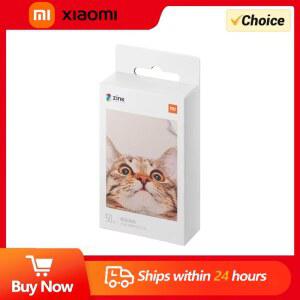Xiaomi Mijia ZINK 포켓 프린터 자체 접착 사진 인쇄 용지 Xiaomi 3 인치 미니 포켓 포토 프린터 용 50/100/200