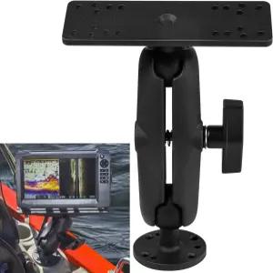5 C 사이즈 볼이 장착된 360 회전 어군 탐지기 마운트 중간 암 해양 전자기기용 보트 Garmin Lowrance