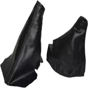 Tuning-Shop Ltd 호환 자동 변속기 부트 및 E 브크 코르벳 C5 997-2004 블랙 가죽