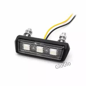 오토바이 번호판등 LED 12V 스쿠터 범용 거치대 장착 튜닝 부품
