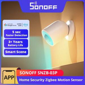 SONOFF SNZB-03P Z gbee 모션 센서 광 감지 홈 보안 eWeL nk 앱을 통한 로컬 스마트 장면 연결 Alexa Google